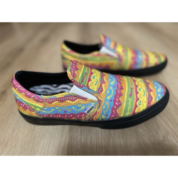 Etnies Skateboard Shoes Marana‎ Slip Multicolor Black Sole Mens Size 10.5 US - Picture 1 of 9